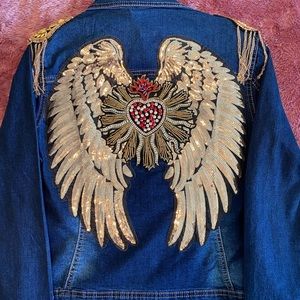 Angel Wings Denim Jacket